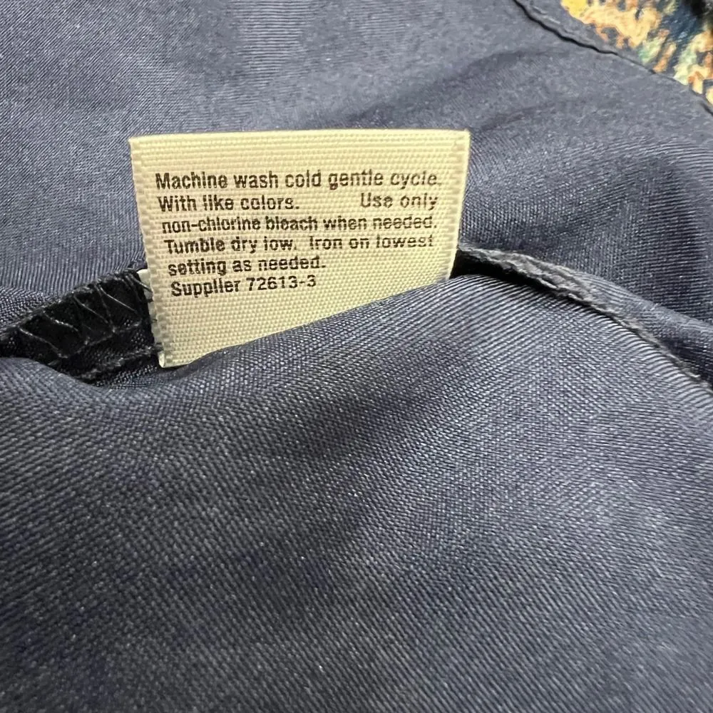 A.N.A Maxi Dress Paisley Print Long‎ Sleeve Boho Flowy Casual Multicolor XLT - Image 4