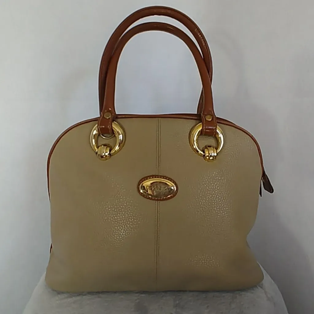 Vintage Capezio Pebble Leather Satchel Purse Bag - Image 1