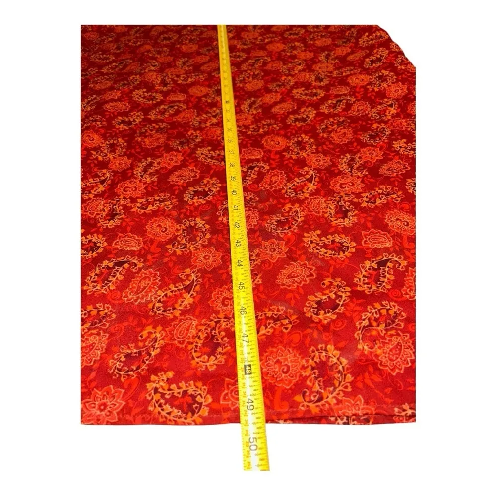 IMPRESSIONS Vintage 1990s Red/Orange Floral Reversible Maxi Dress NWT Size 3X - Image 13