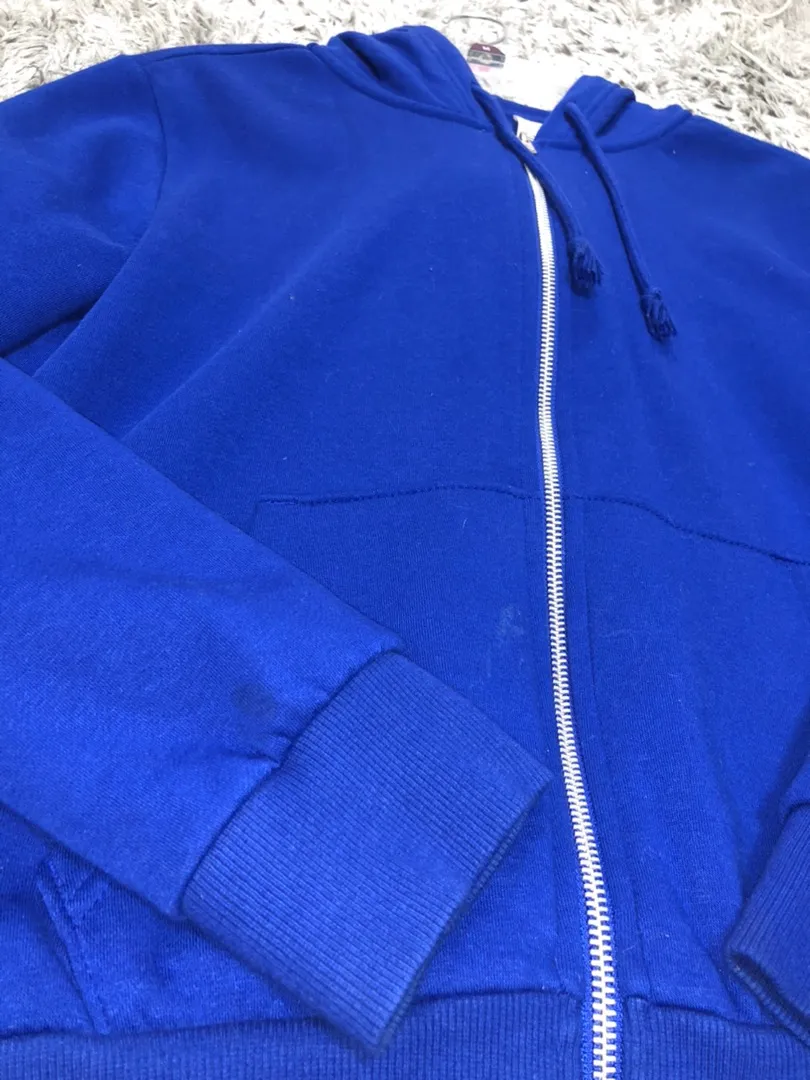 H&M blue zip up - Image 4