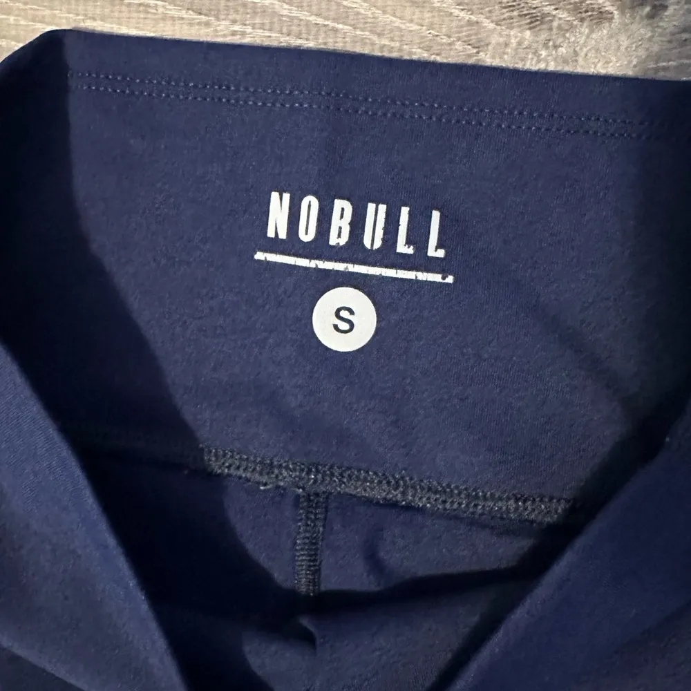 NOBULL Women’s Small High Rise Matte‎ Athletic Tight Navy Blue Workout Leggings - Image 6