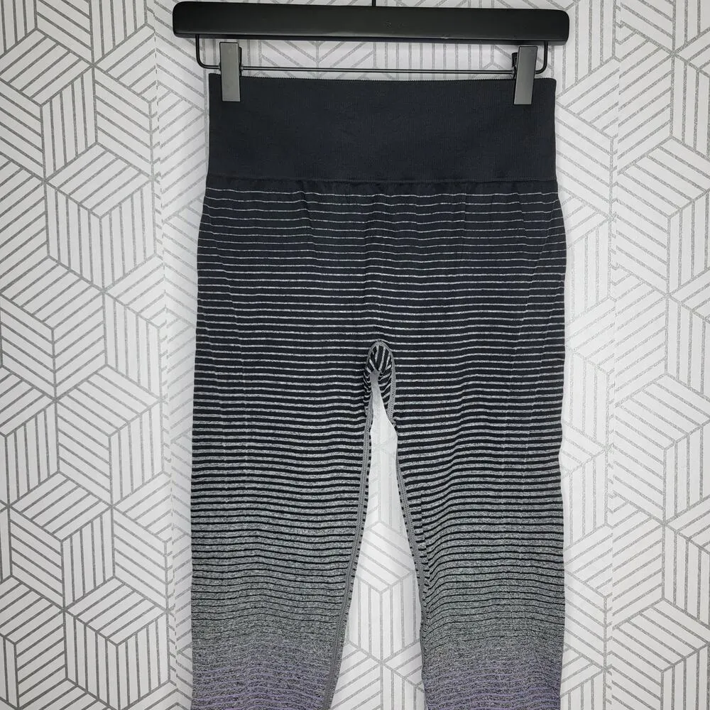 Marika Seamless Dye Dip leggings Sz Medium Black - Image 6