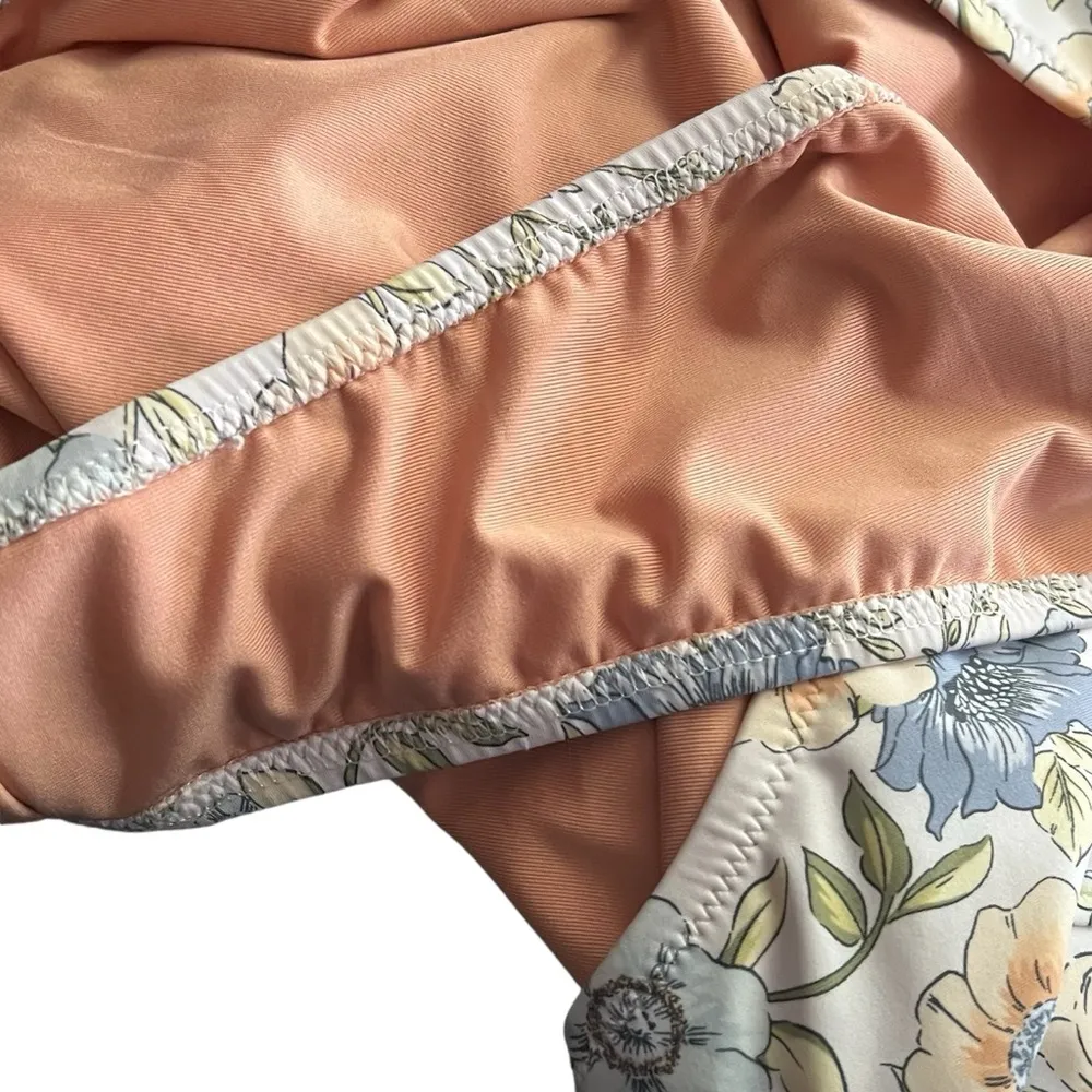 J.Crew  Floral Spagetti Strap Bathing Suit.Size 12 - Image 3