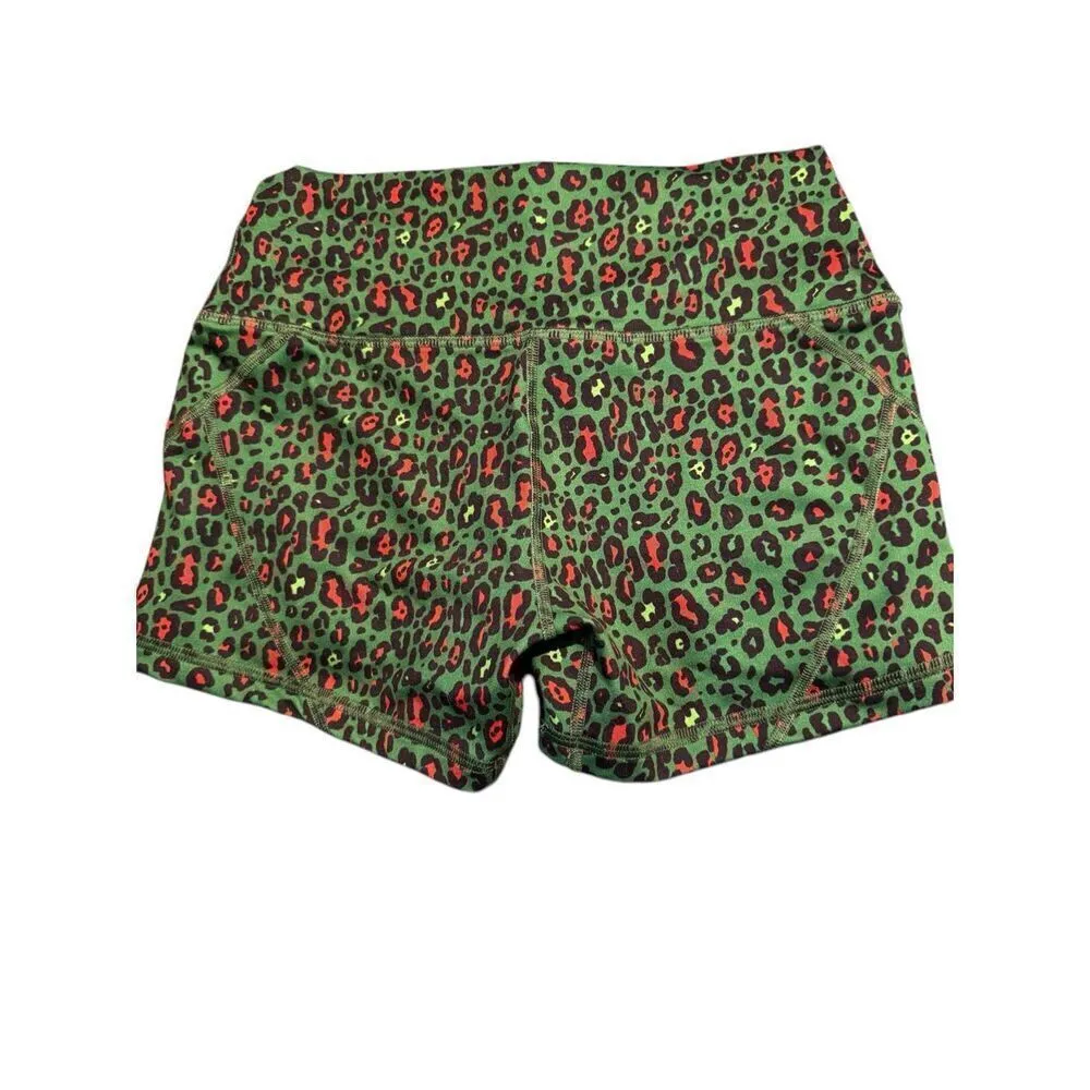 FLEO Mean One Shorts (Apex Contour) new without tags size small red green black - Image 4
