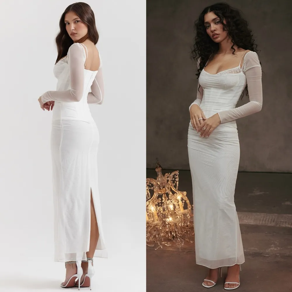 HOUSE OF CB 'Katarina' White Maxi Dress - Image 3