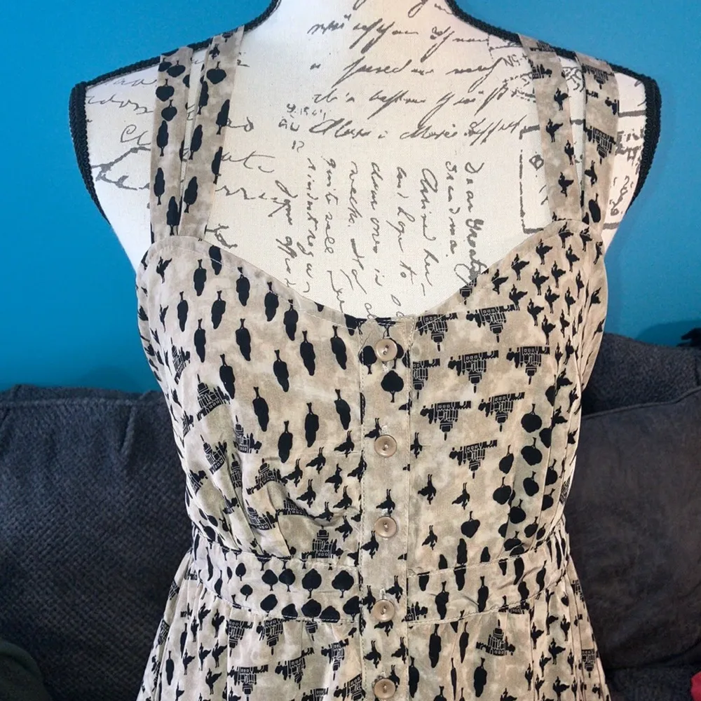 🔹4 for $30 Blue Rain Sleeveless Button Down Dress, Medium - Image 2