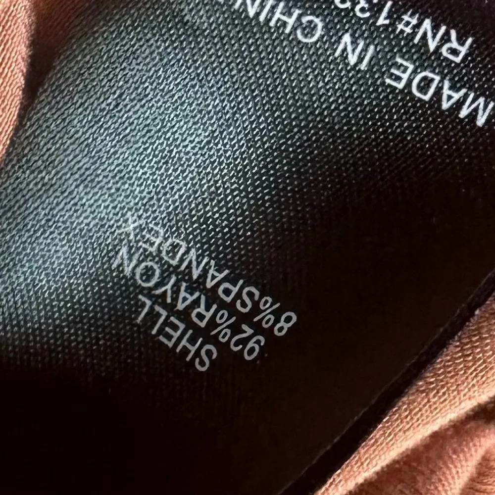 NBD Katia Mini Dress Long Sleeve Camel Tan Stretch Low Cut Size Small Women's - Image 12