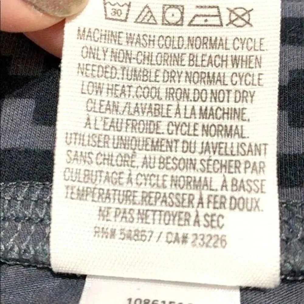 PINK Victorias Secret Womens Leggings Casual Skinny Ankle Length Geo Print Large - Image 9