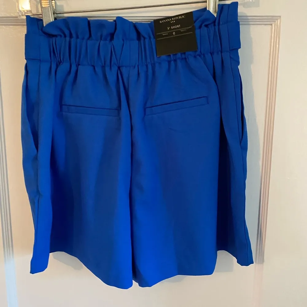 COPY - Banana Republic Women’s Electric Blue Shorts Size 0 New with Tags Tie Cl… - Image 5