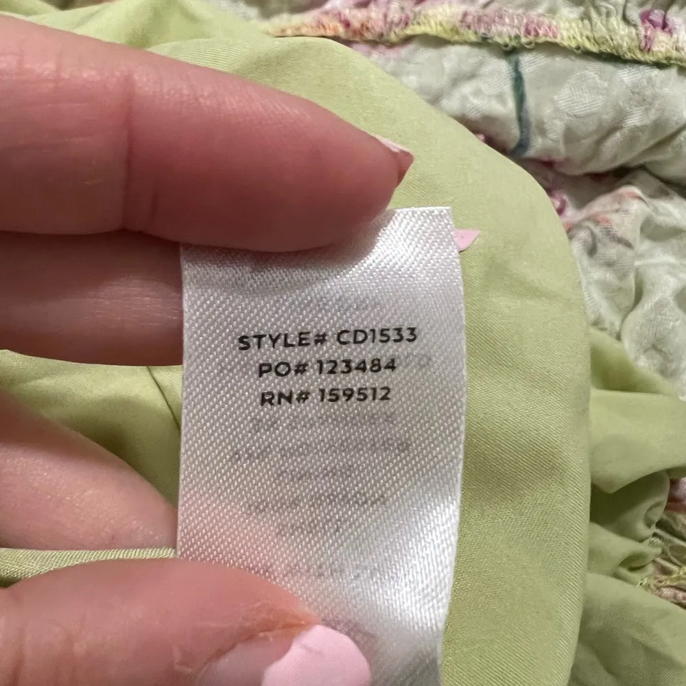 Lulu’s Sweet Statement Chartreuse Floral Print Cutout Maxi Dress Size Medium $89 - Image 8