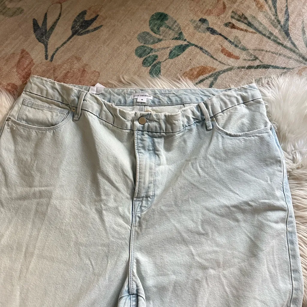 GOOD AMERICAN Good 90s Drawstring Jean - Image 11