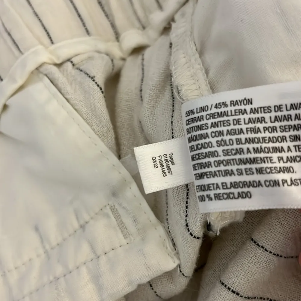 a new day High-Rise Linen Pleat Front Straight Trousers - Size 14 - Image 11