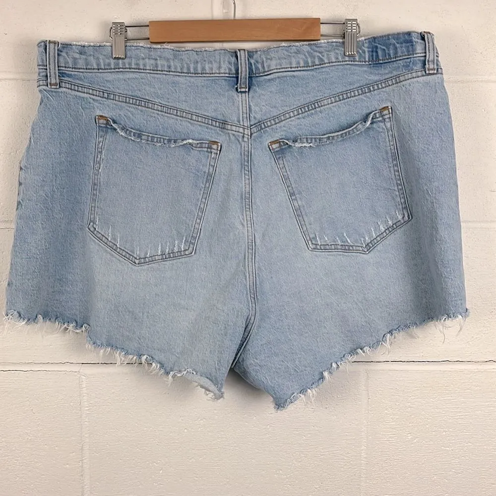 Abercrombie & Fitch women’s the 90s high rise relaxed cutoff short - Image 3