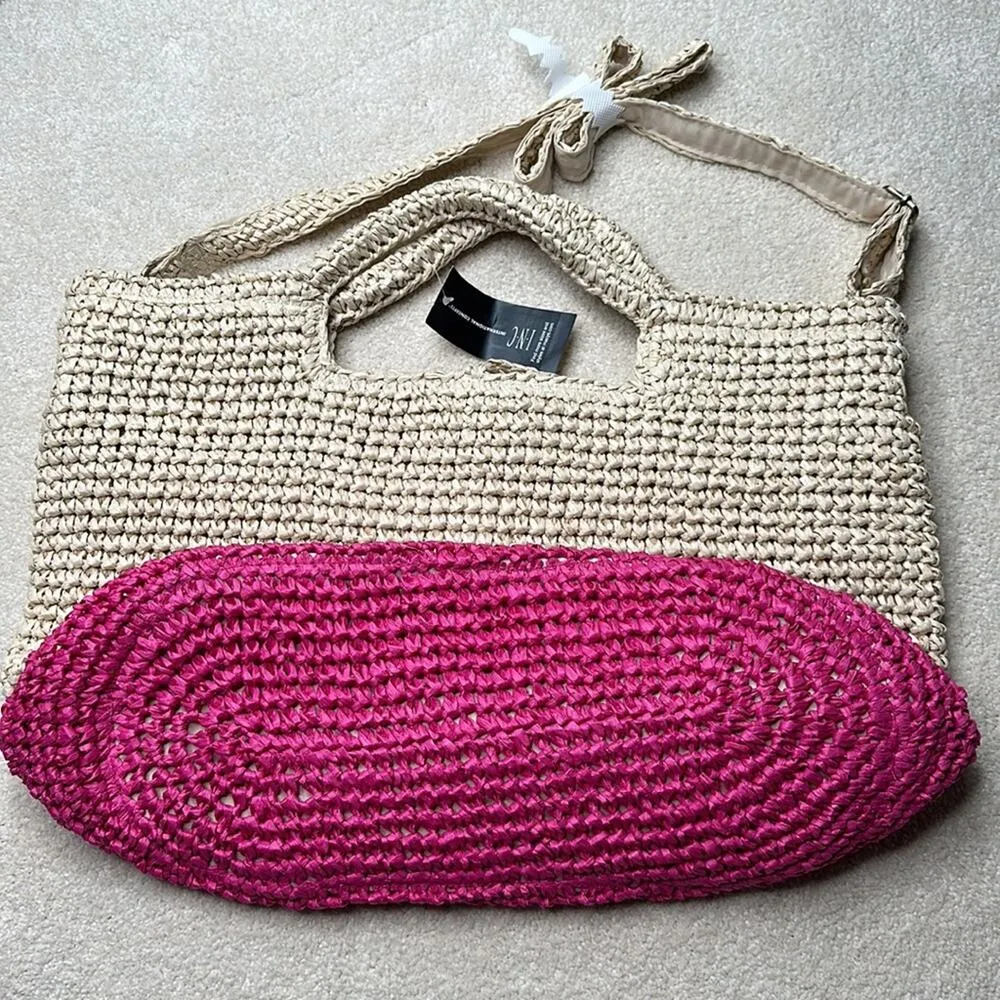INC : Woven Tote Bag - Image 2