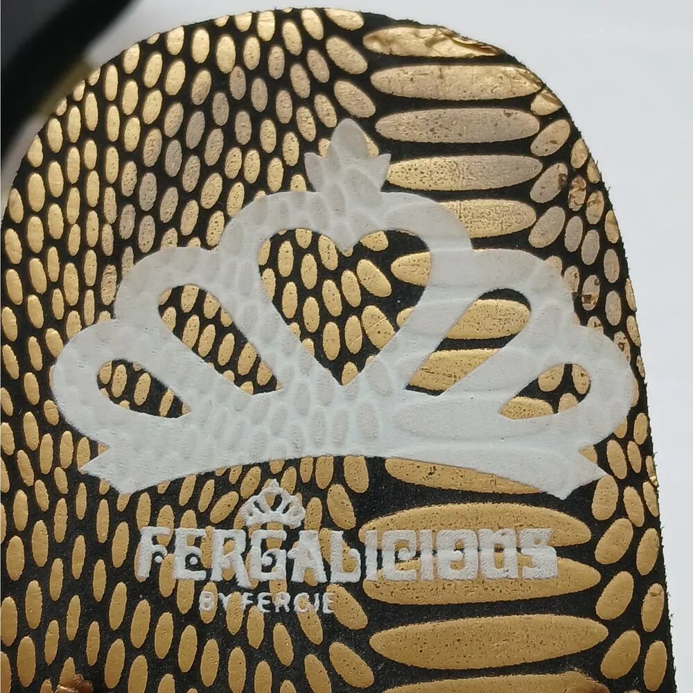 Fergalicious Majesty Womens Flip Flops Size 7M Thong Sandals Slip On Casual Shoe - Image 7