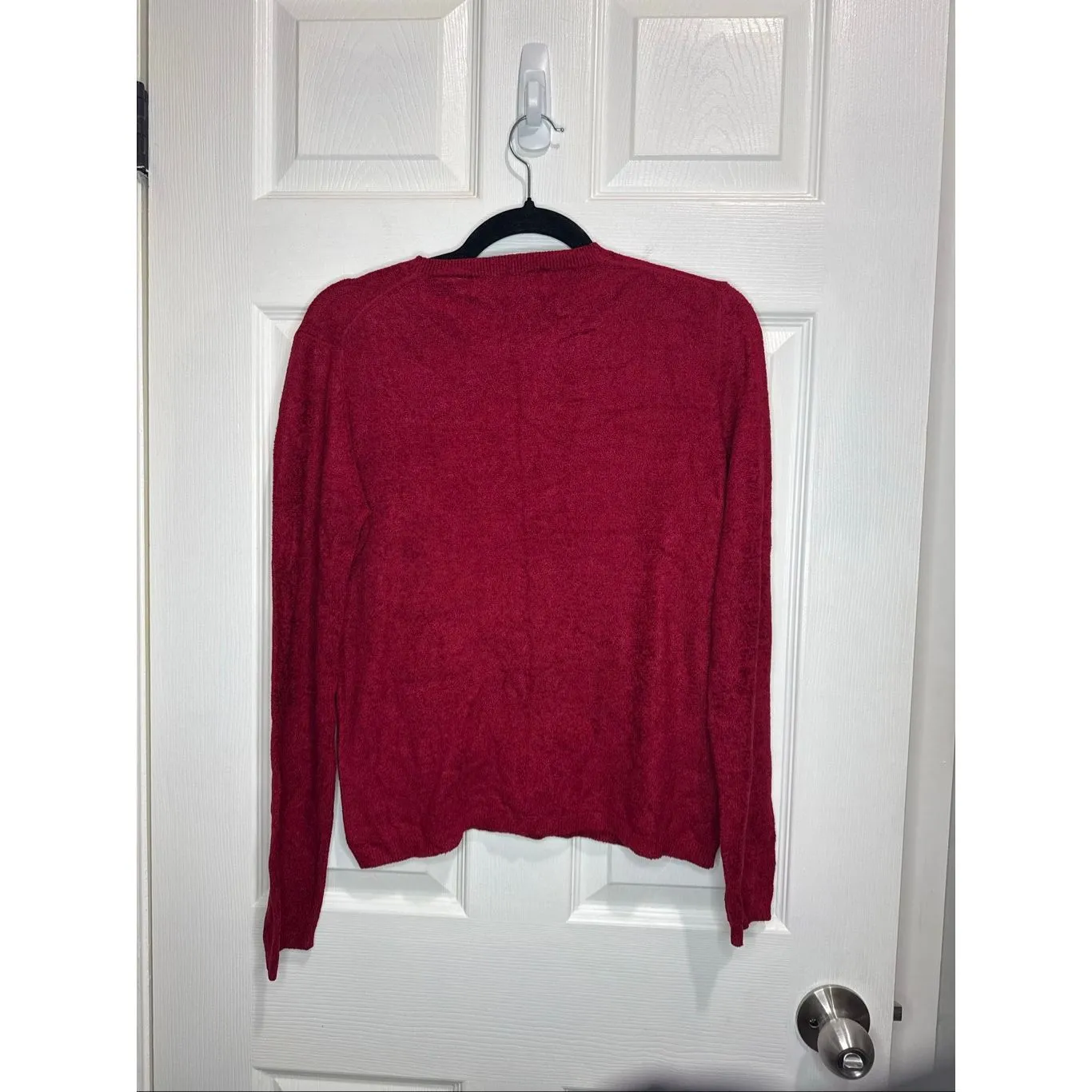Sutton Studio burgundy top M Red Size M - Image 2
