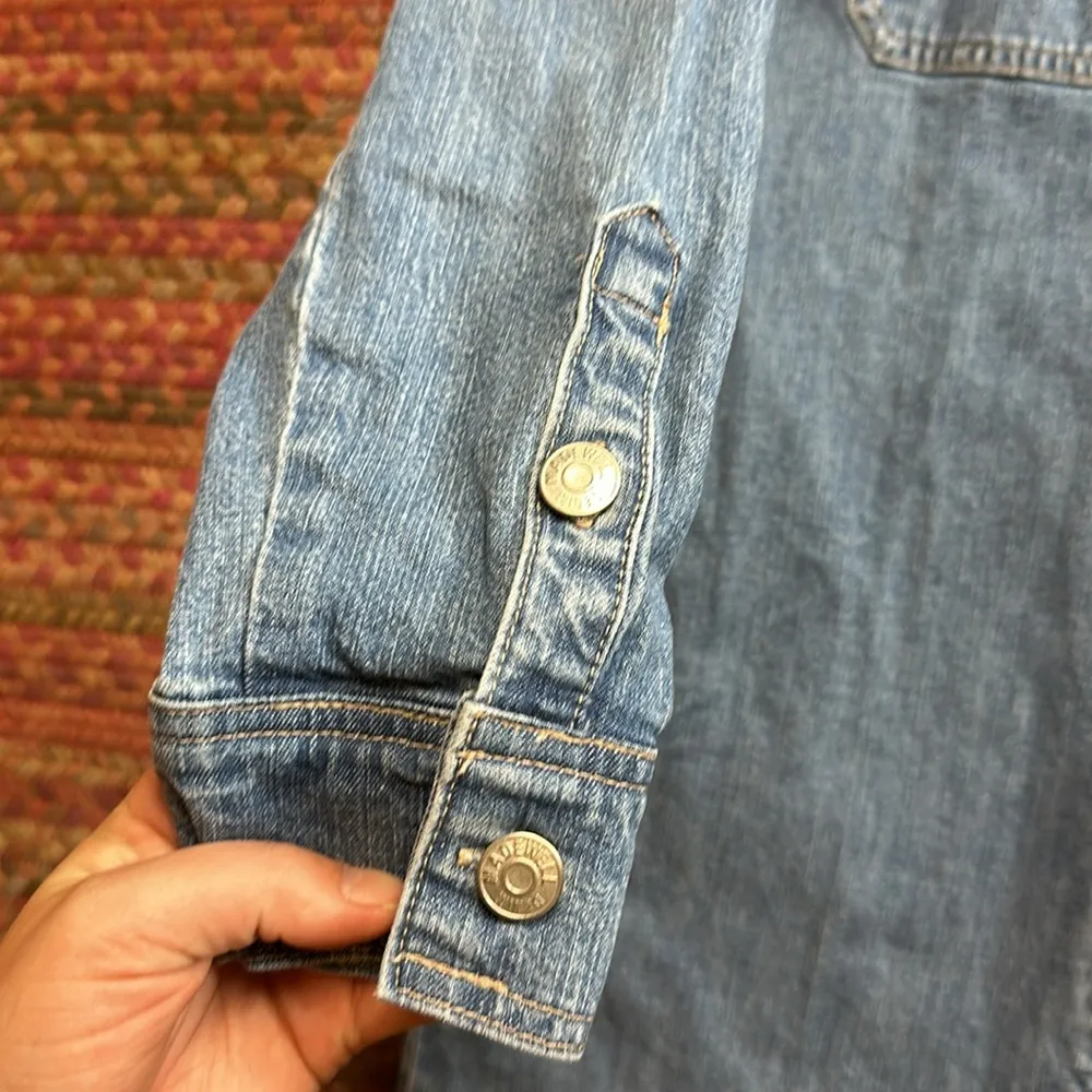 Madewell  ZIP UP LONG SLEEVE DENIM MINI DRESS - Image 6