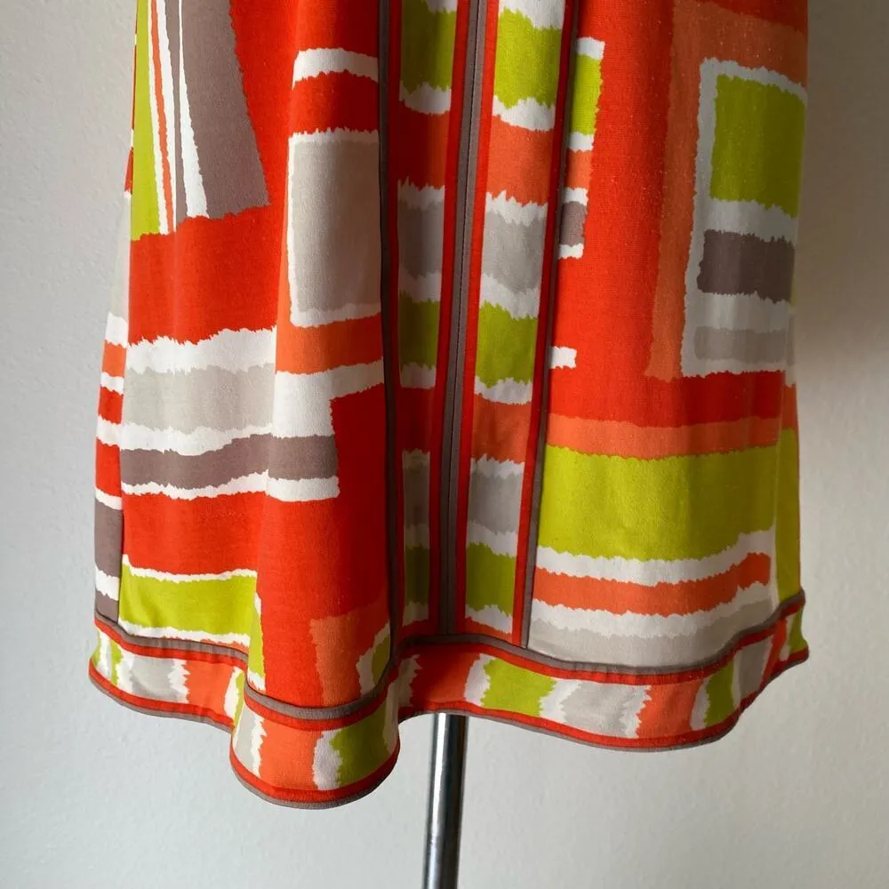 BCBG Maxazria sz S‎ bright multicolor retro mini shift dress - Image 3