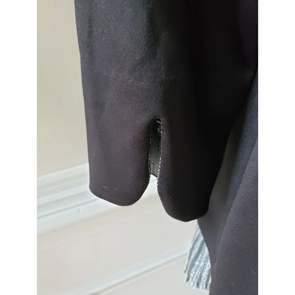 ALFANI Women's Black Solid Polyester Round Neck 3/4 Sleeve Top Blouse Size Large - Image 7