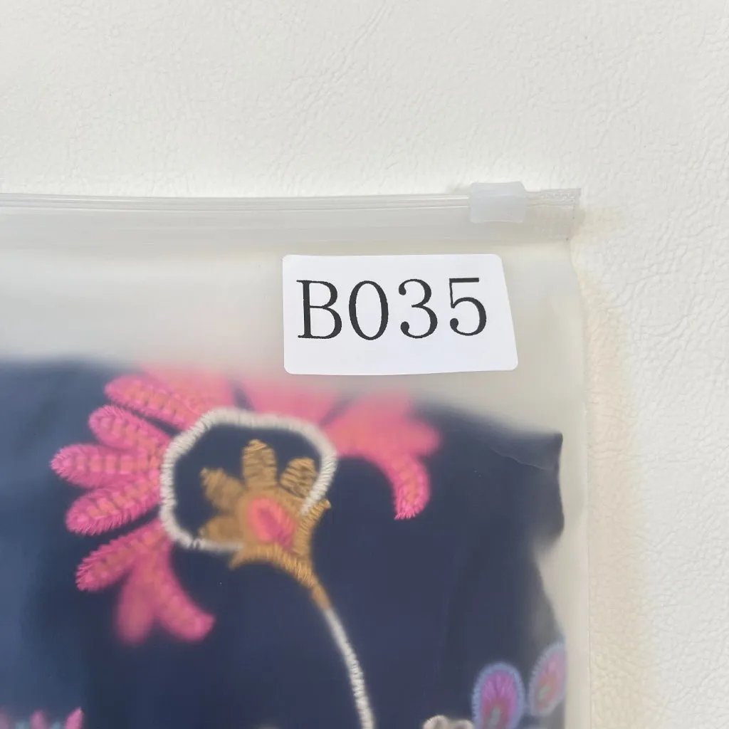 $398 NWOT Johnny Was ALESA TIERED Embroidered Floral Tunic Shirt Blouse Sz M - Image 13