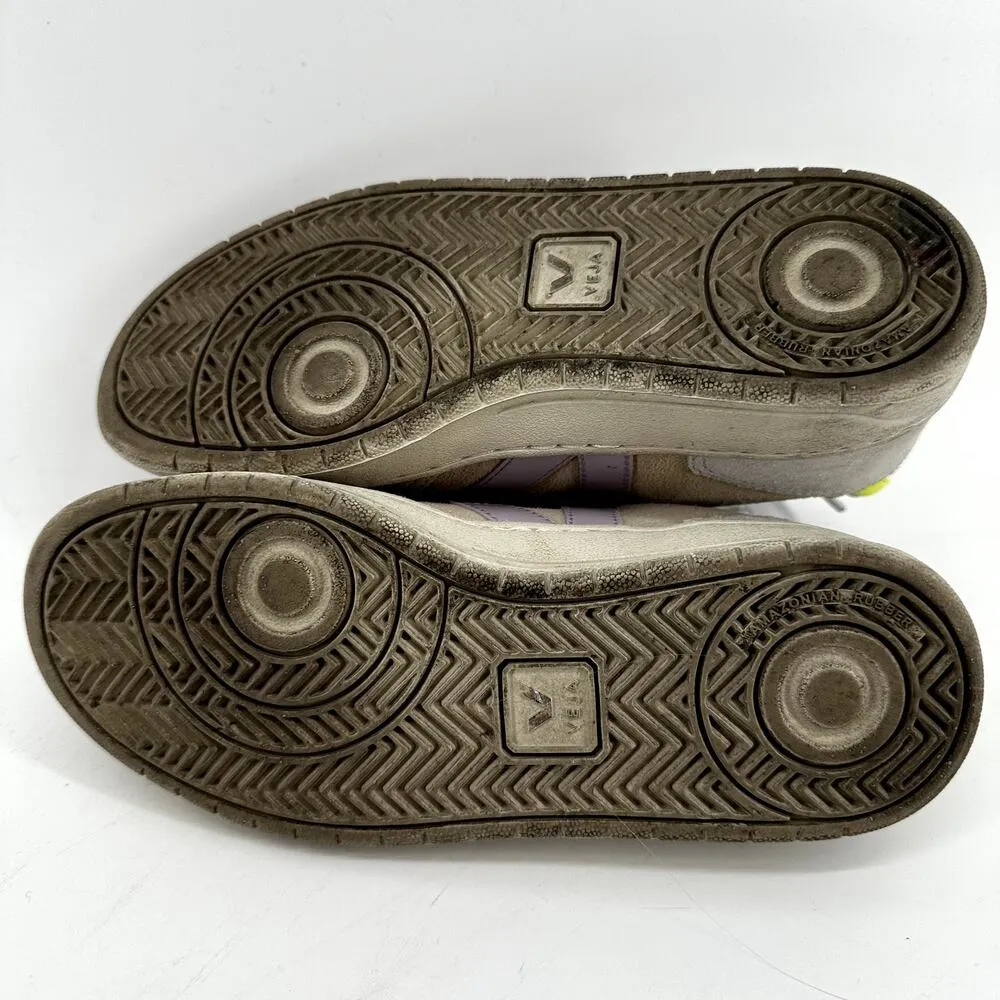 Veja V-10 SUEDE MULTICO SABLE PARME Sneakers Suede Leather Low Top Lace Up 5 - Image 7