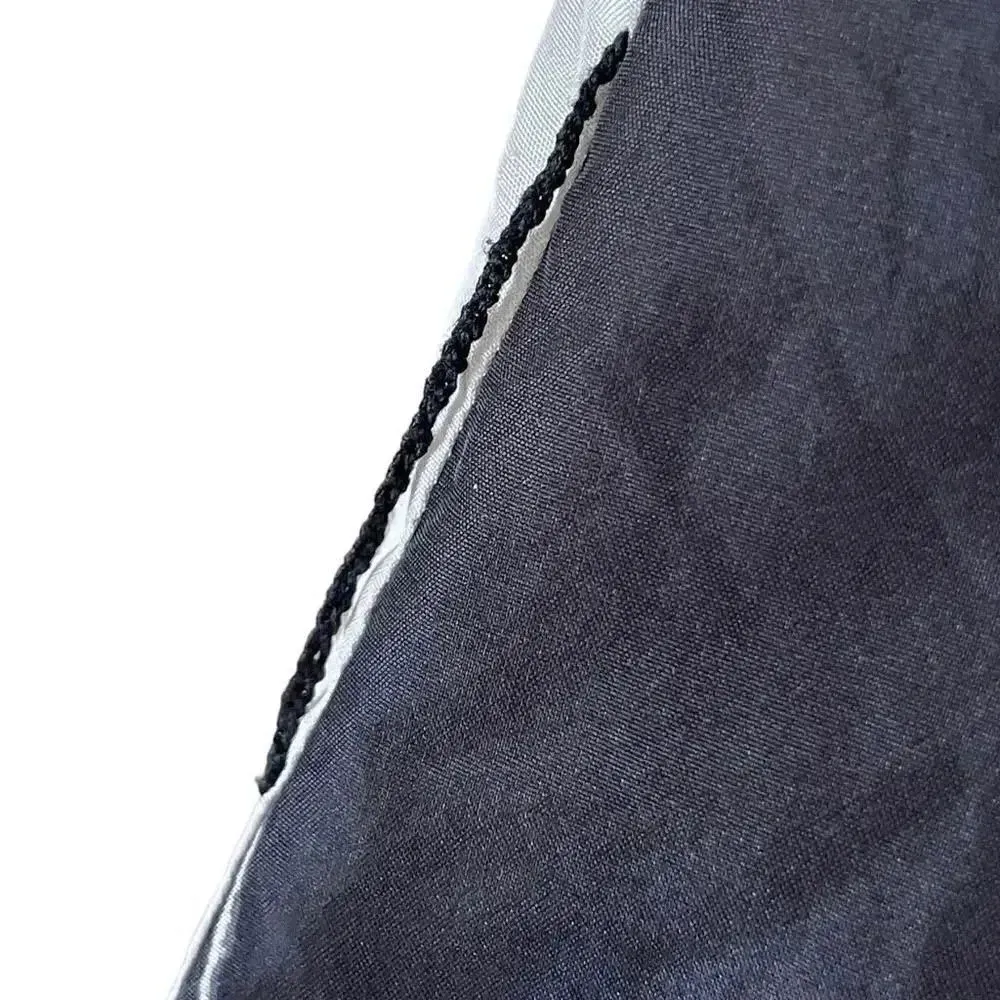 Theory Black Brown Cream Red Sleeveless Layered Silk Women’s Top SZ S # 1538 - Image 5