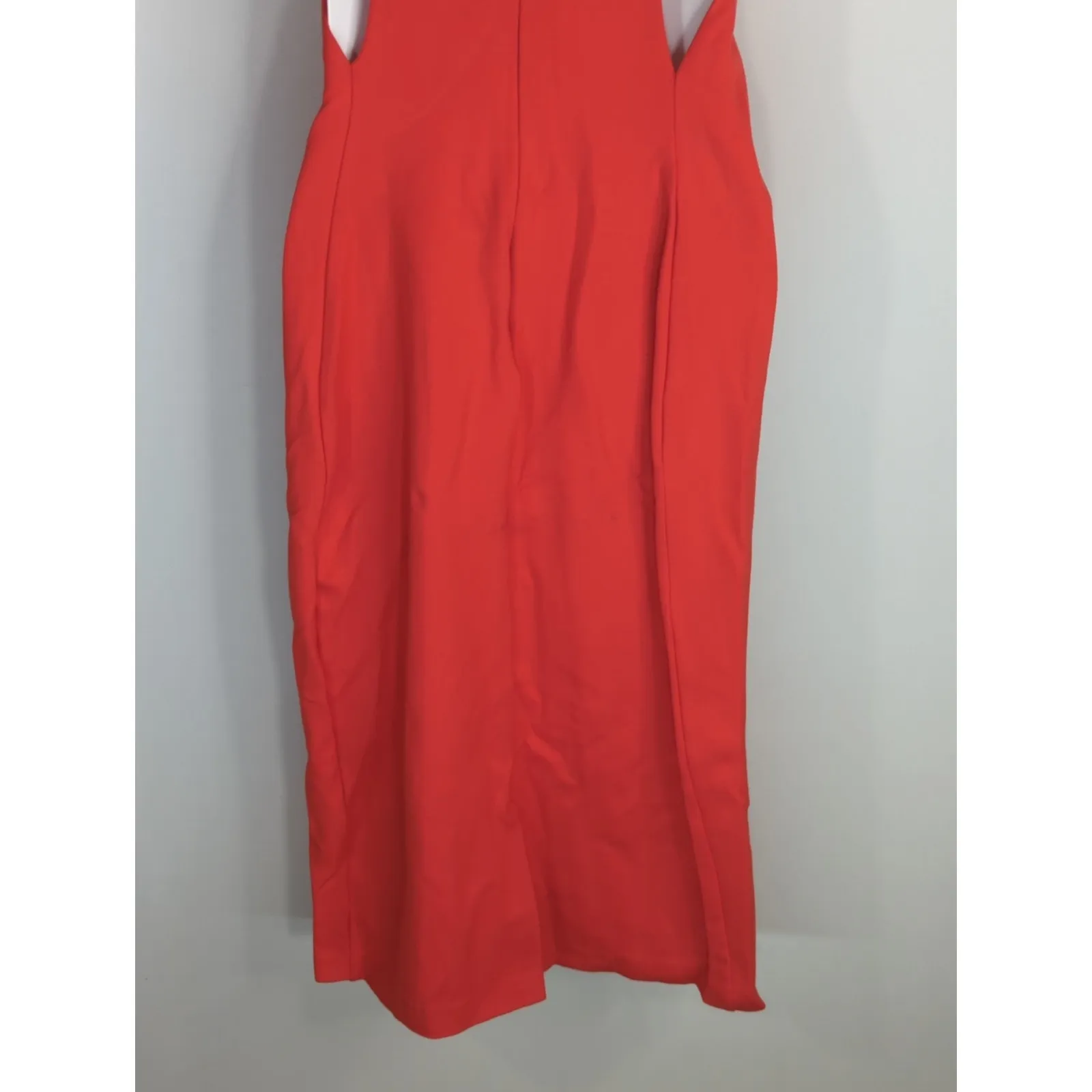 Babaton Red Matheson High Neck Sleeveless Midi‎ Dress Size 4 Holiday Valentine - Image 8