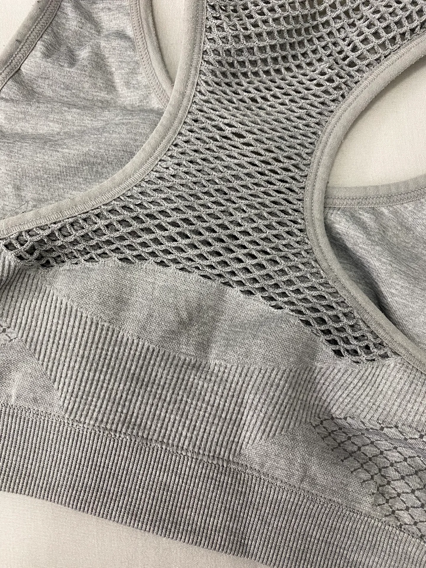 Gray Sport Bra - Image 4