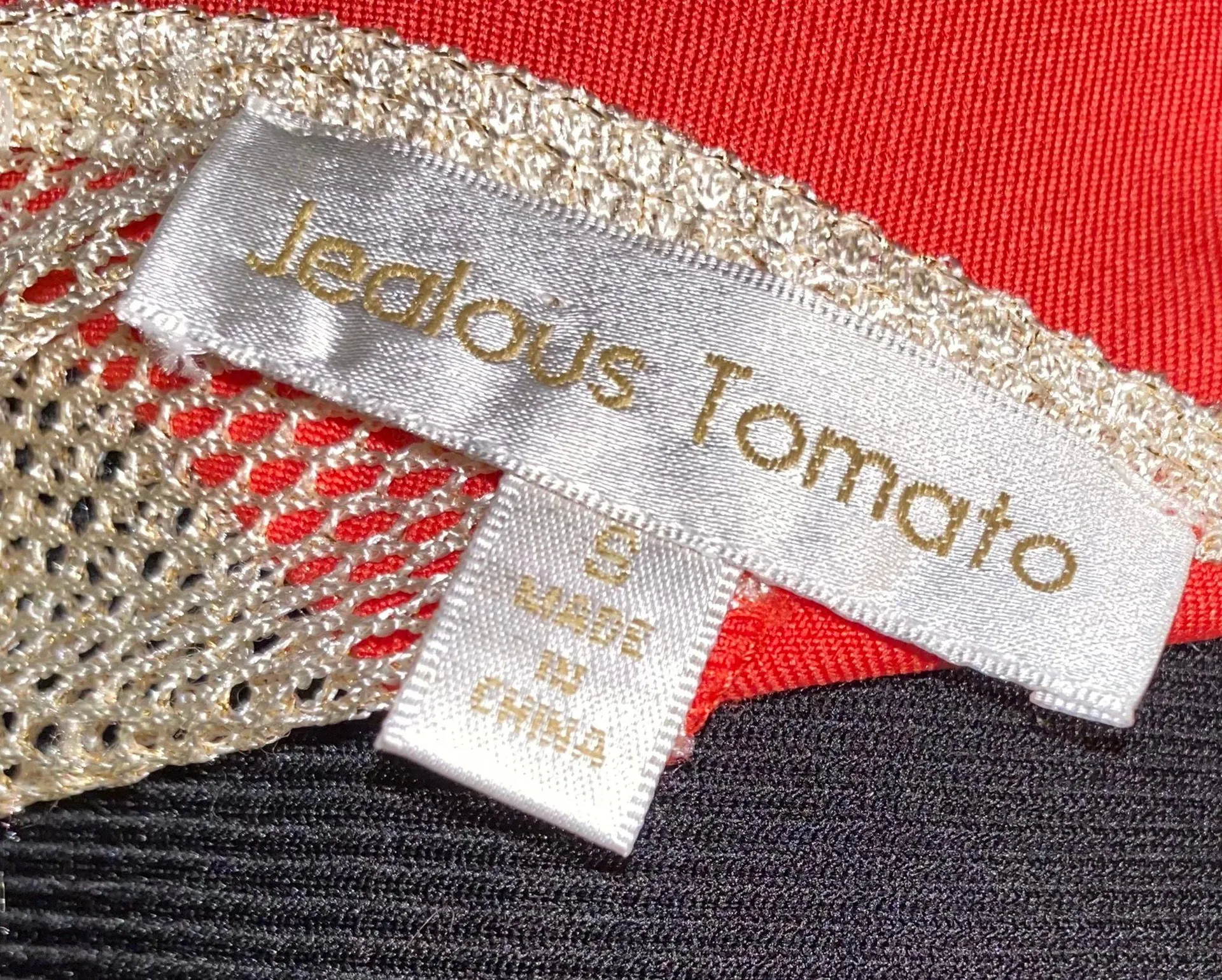 orange coral dress SM - Image 8