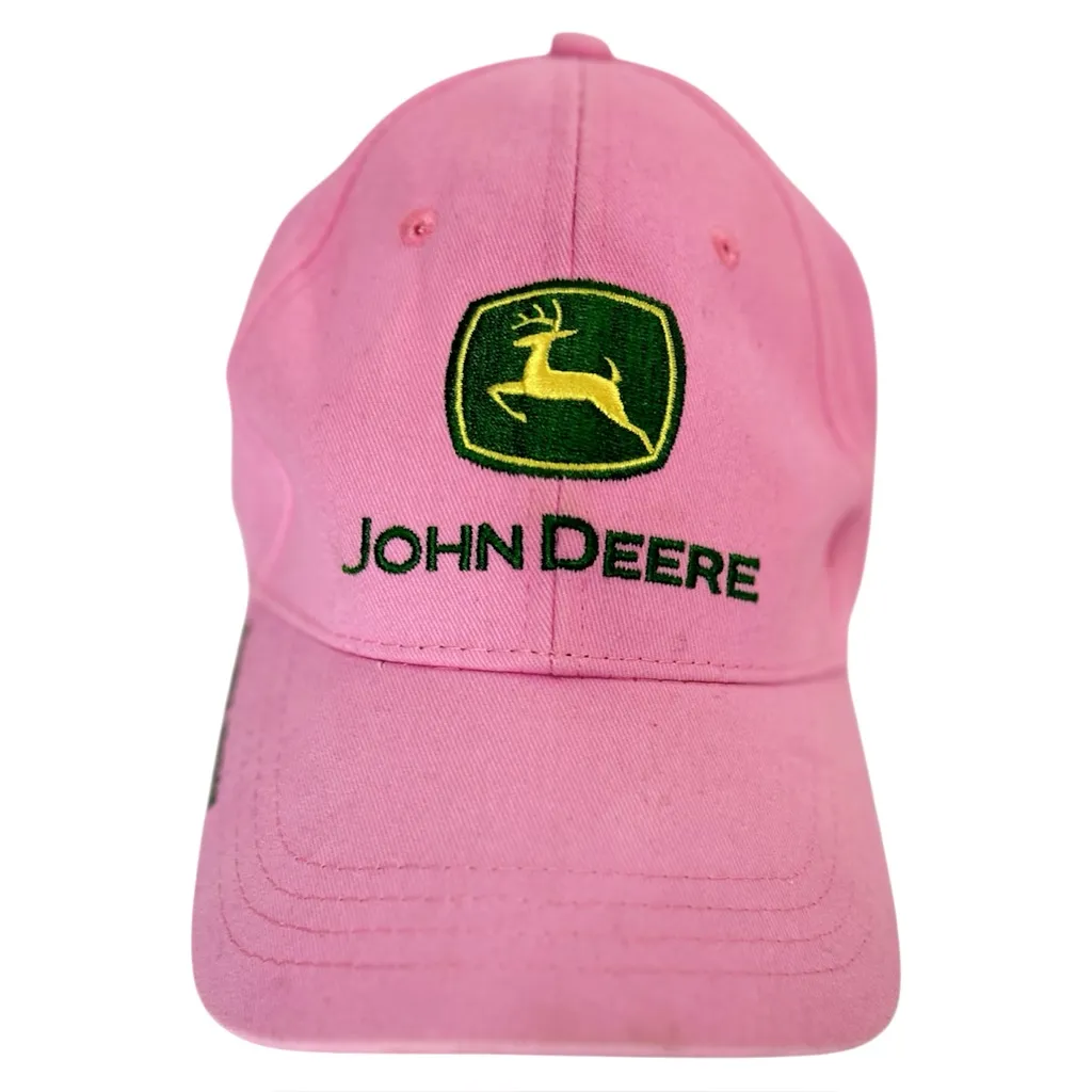 John Deere  Pink Hat – Owner’s Edition Adjustable Strapback Cap - Image 3