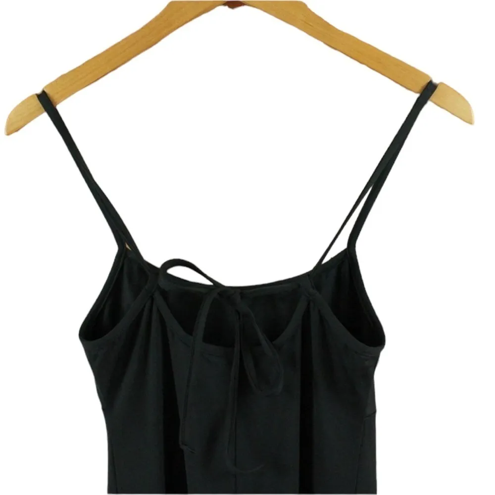 ATHLETA Black Shorebreak Swim Dress adjustable halter straps - Image 5