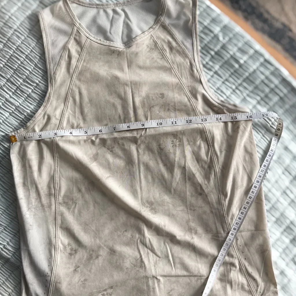 Lululemon Sculpt Tank Top Aquila White Opal Multi / White Opal | Size 4 - Image 6