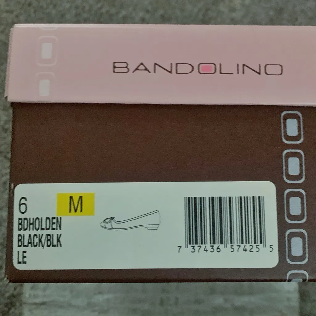 BANDOLINO BD HOLDEN BLACK FLATS WITH BUCKLE SZ 6 BRAND NEW W/BOX - Image 10