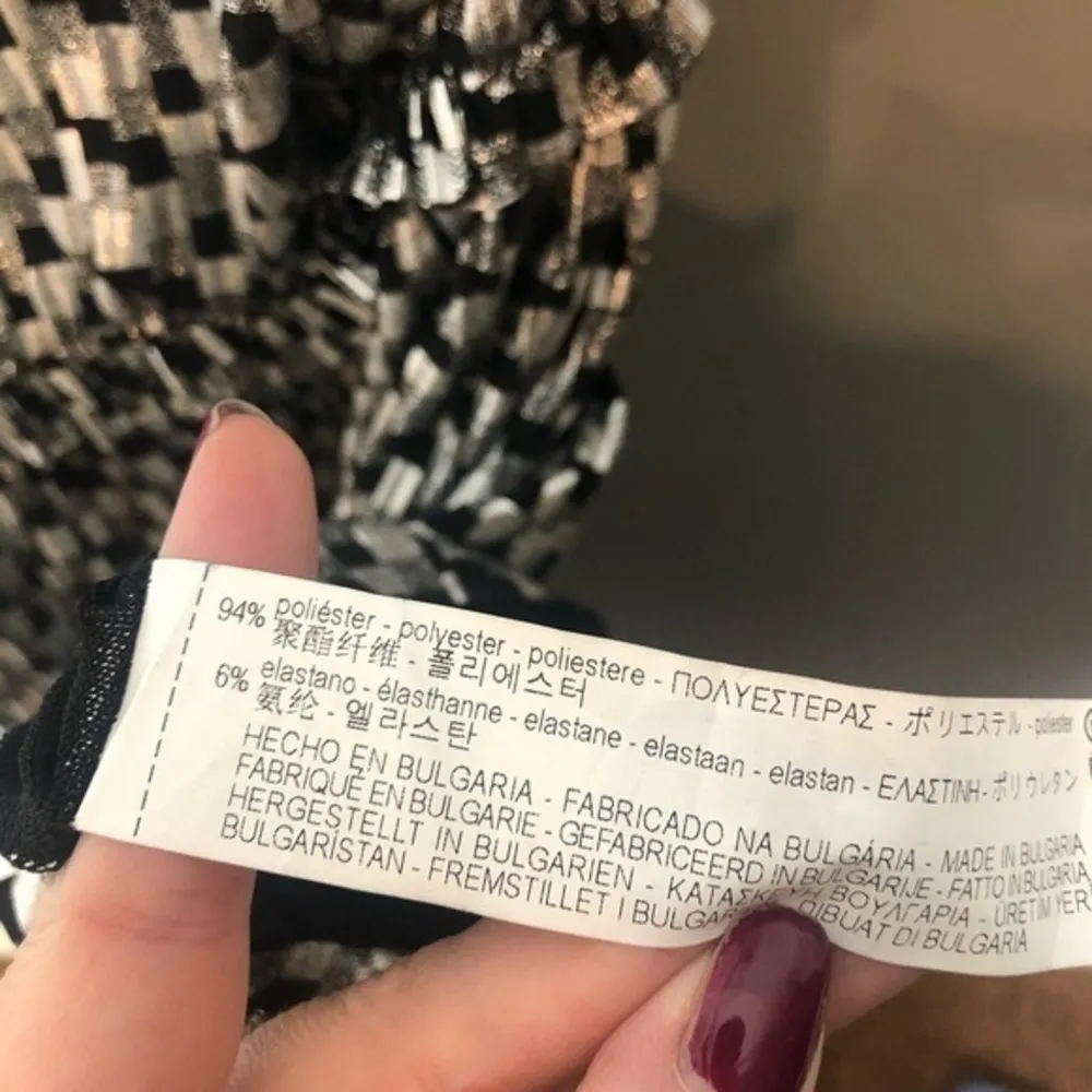 NWT Zara silver metallic spaghetti strap mini dress shimmer glam stripe - Image 5