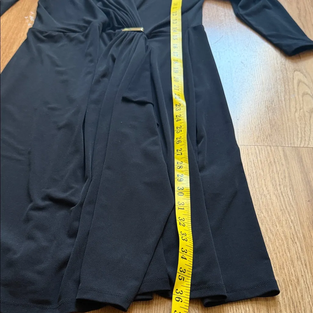 Charter Club Black Long Sleeve Dress - Image 2