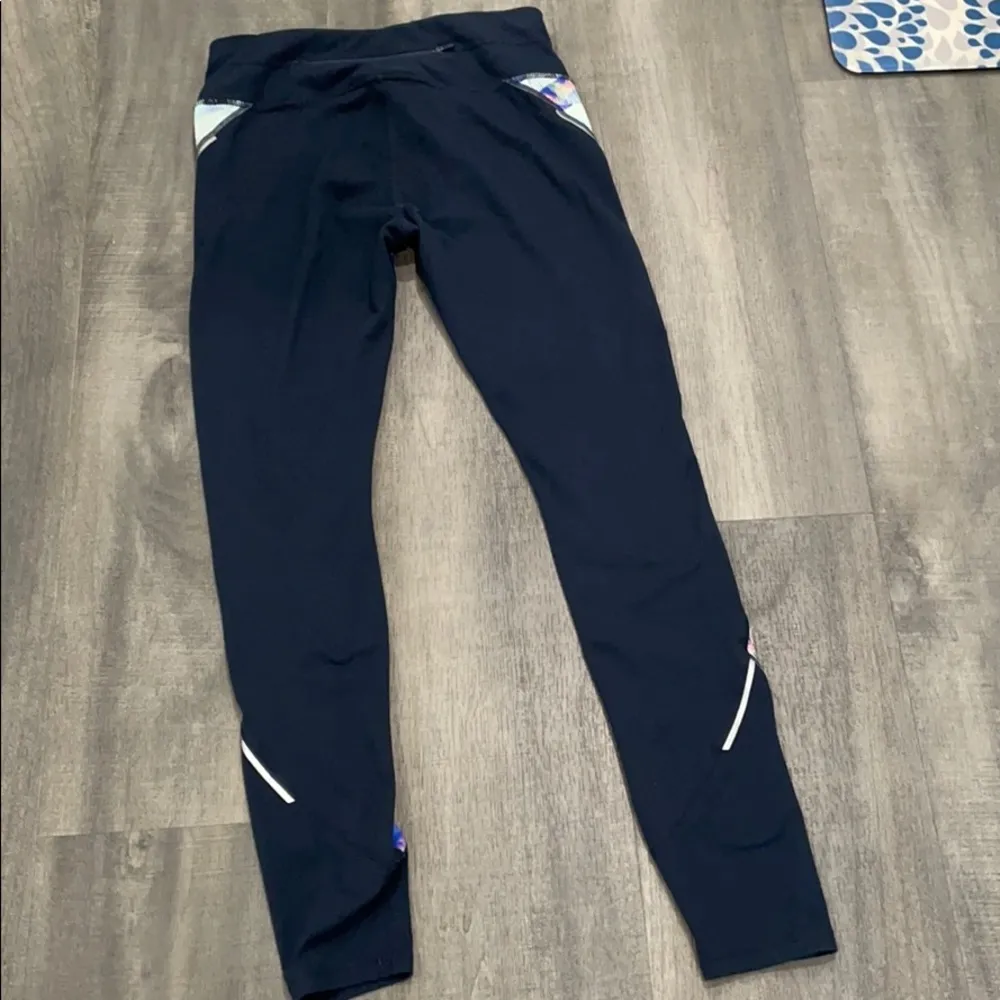 Athleta Navy Luminous Powder Peak Tight Leggings S - Image 6