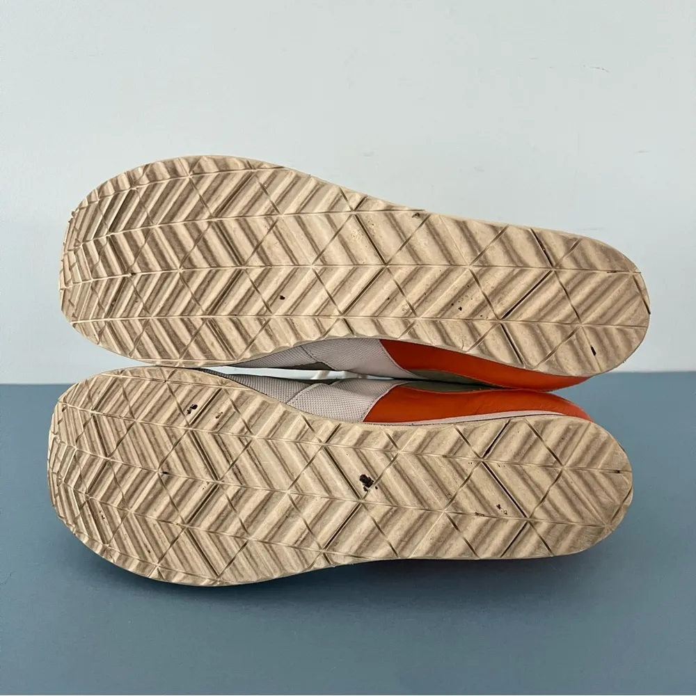 MM6 Maison Martin Margiela Neo Colorblock Low Top Green Orange White Sneakers Size 8 - Image 7