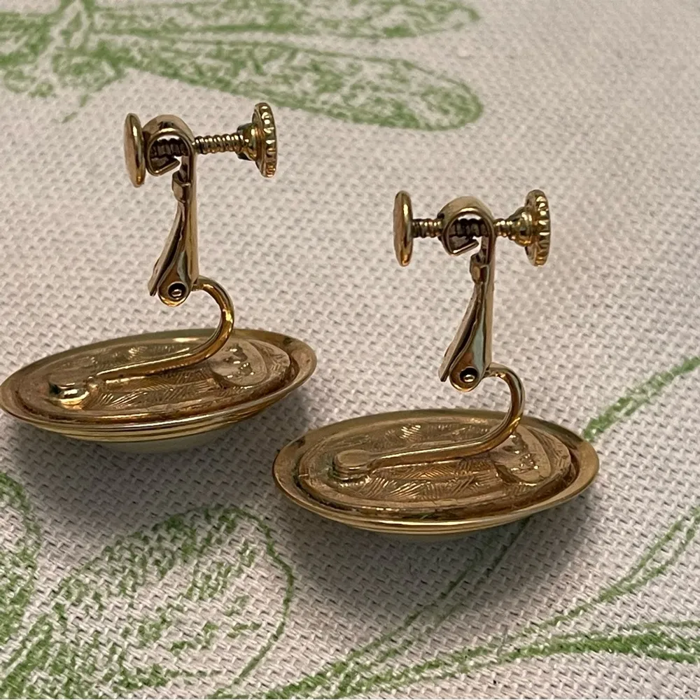 vintage 80s pierre cardin Earrings - Image 3