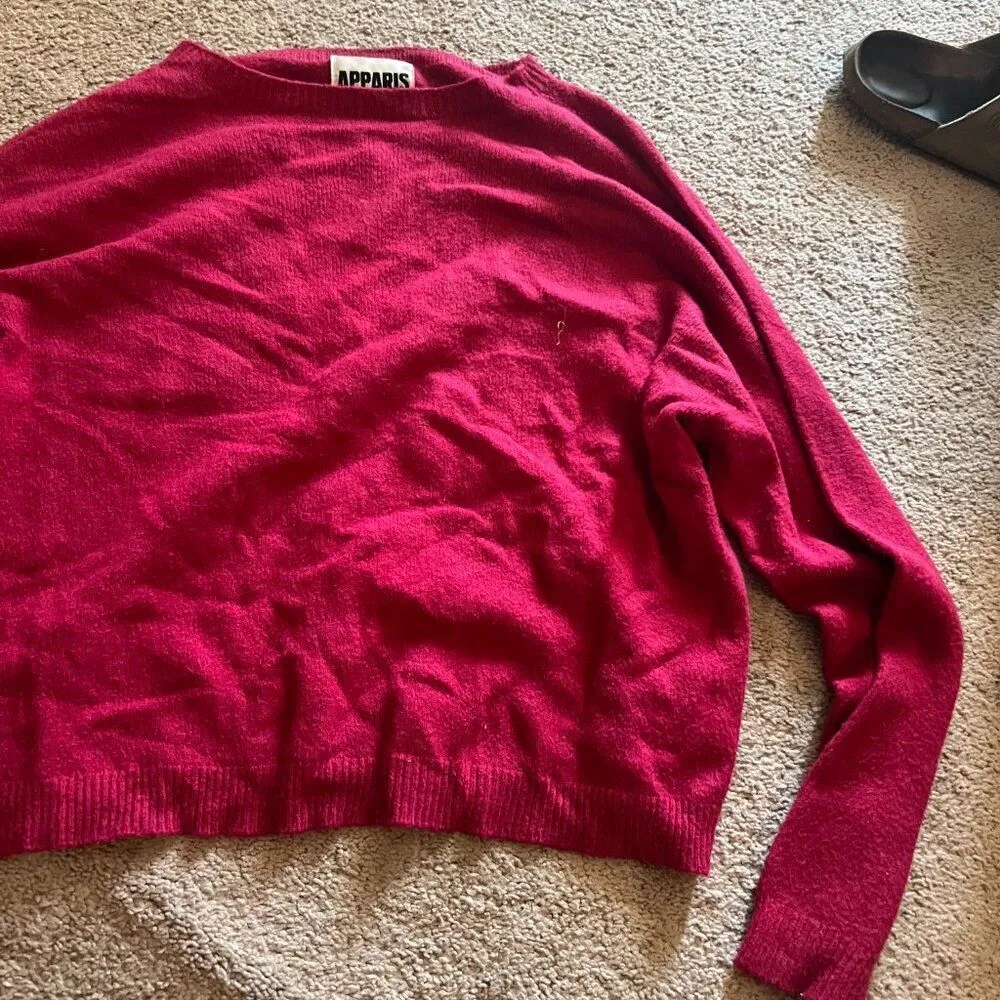 Apparis hot pink sweater l/xl Pink - Image 4