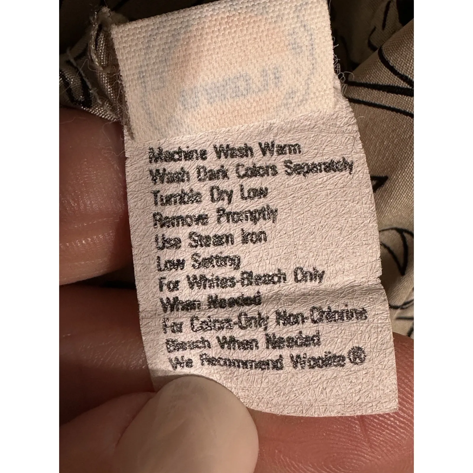 Vintage Russ Blouse Elephant Print Short Sleeve Button Up USA Made Small Petite - Image 6