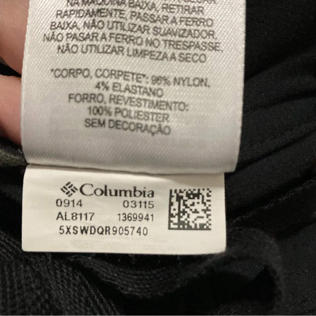 Columbia Black Drawstring Omni-Shield Outdoor Hiking Pants - Image 5