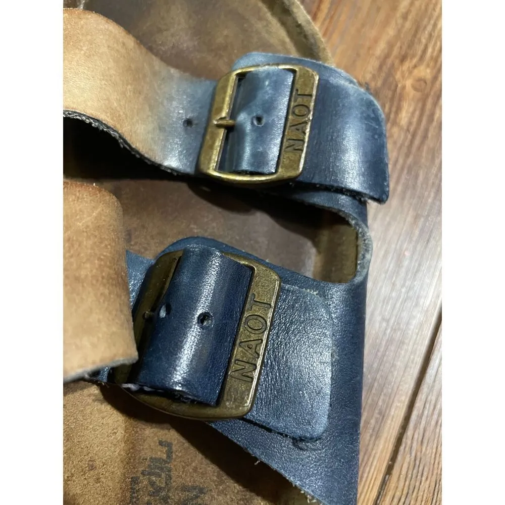 Naot Santa Barbara Colorblock slide on sandals sz 7.5 Blue - Image 10