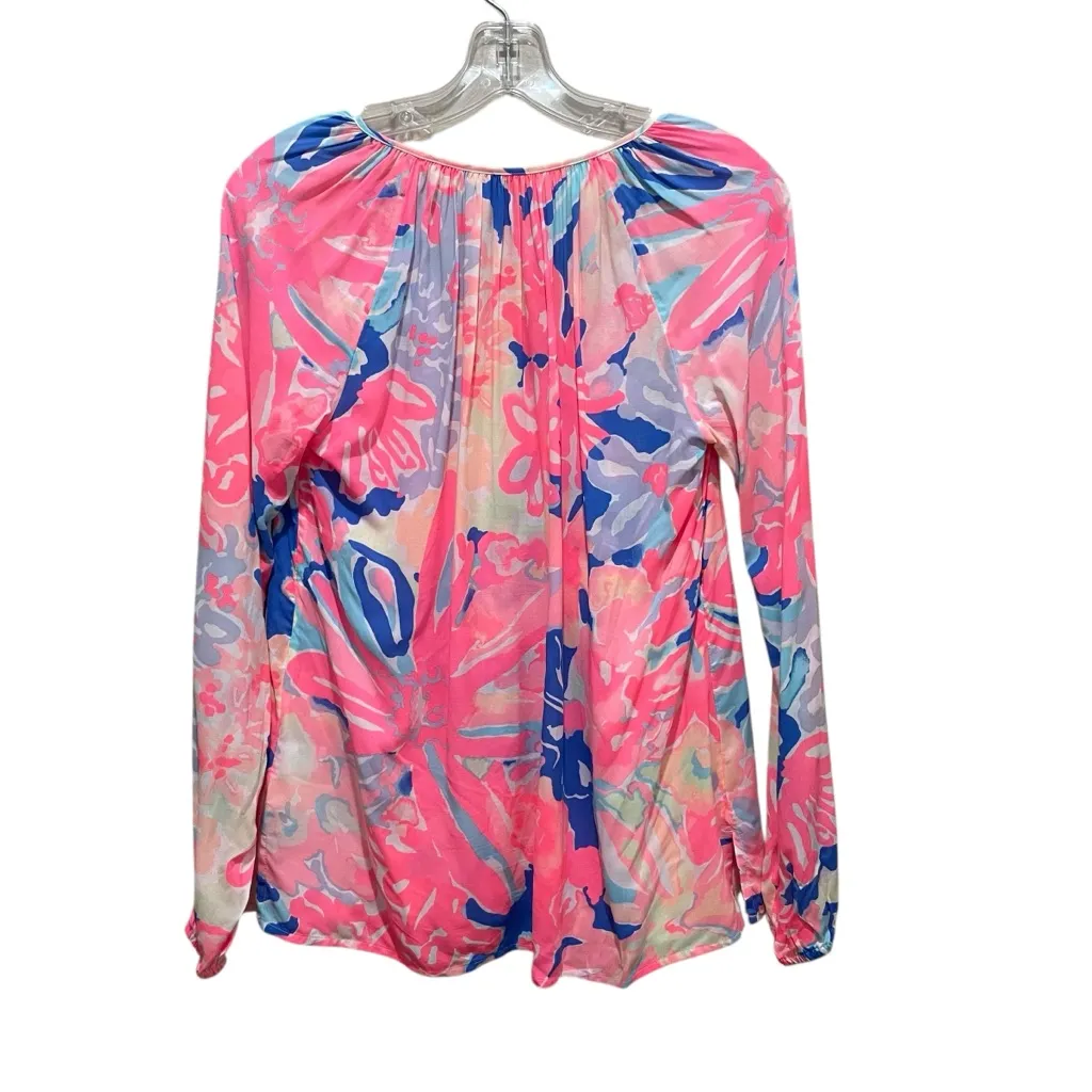 Lilly Pulitzer Willa Top Multicolor Floral Print Women’s Size XS - Image 7