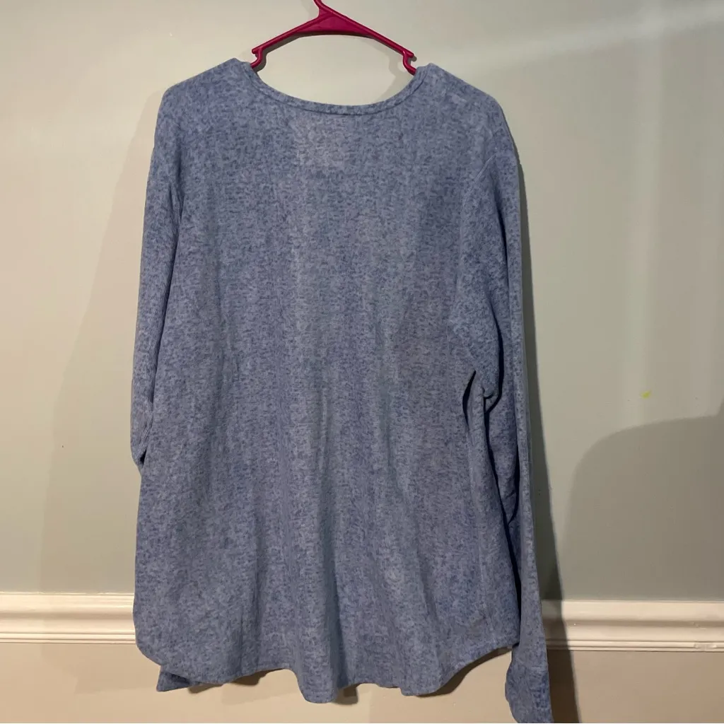 NWT ClimateRight by Cuddl Duds Fleece Long Sleeve Base Layer Top | Size: 3X - Image 4
