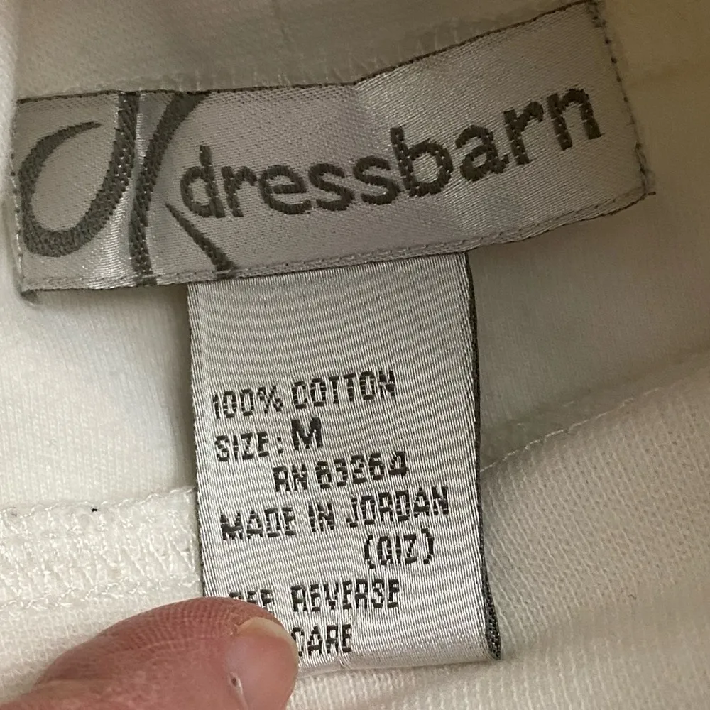 Dress Barn  Women’s White Turtleneck Shirt - Image 4