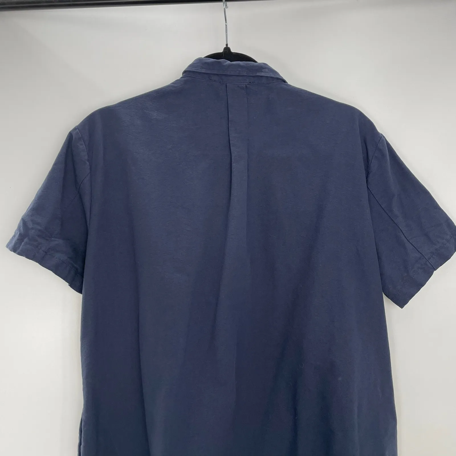 Pomander Place Tuckernuck Navy Shift Dress Medium Coastal Grandmother Preppy Lux Blue - Image 6