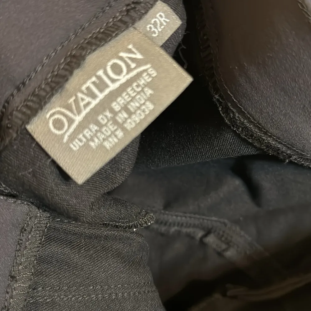 Ovation breeches dri lex ladies navy blue riding pants size 32 R - Image 14