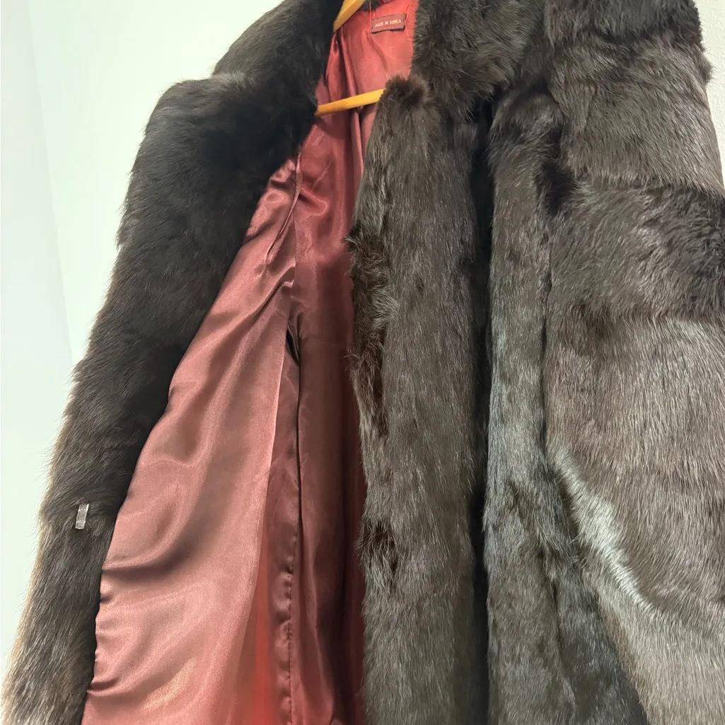 Vintage Carefree Casuals RABBIT Fur Coat - Image 11