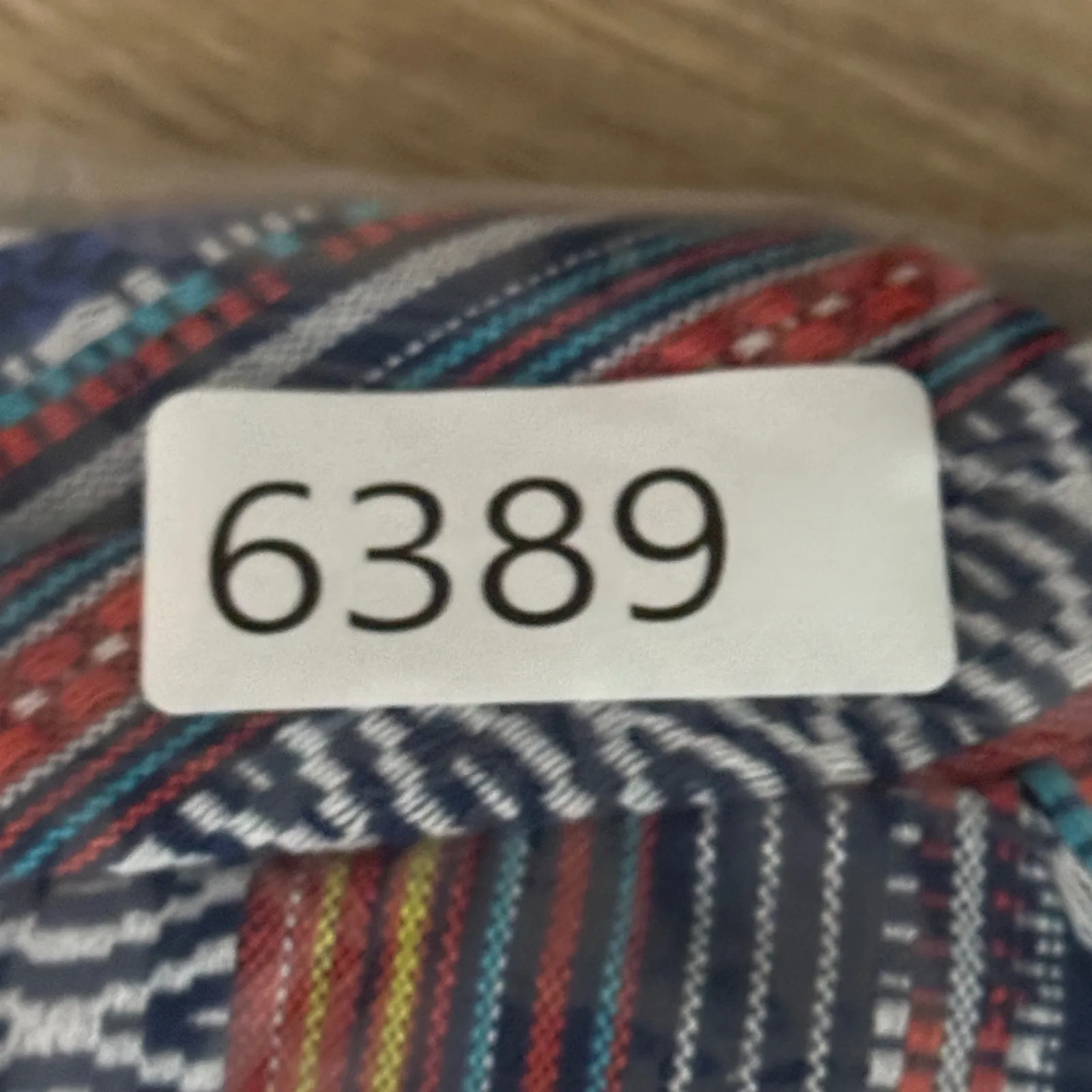 Liz Claiborne Blazer Open Front Jacket Aztec Print 3/4 Sleeve Colorful Medium‎ - Image 8