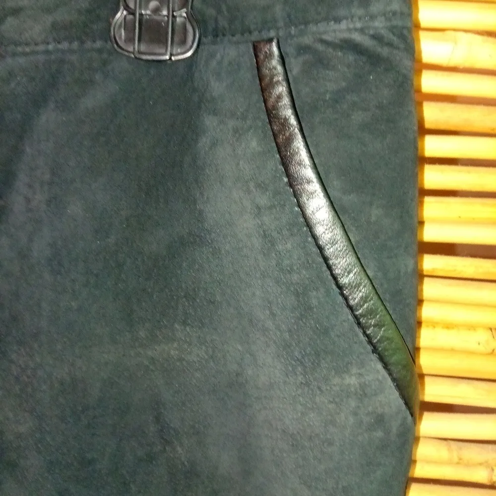 Alfani 14 Black Suede Pants Plus - Image 5